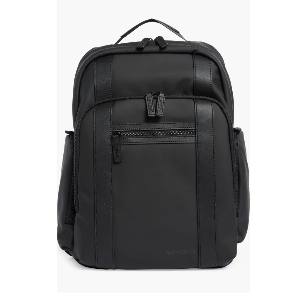 Bonobos Rubberized Computer Backpack Bag in Black